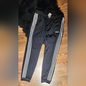 Adidas 3-Stripes Track Pants With Jogger Bottoms Size L